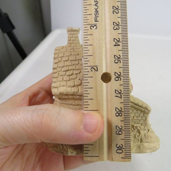 Tan House Miniature Figure numbered, unsigned 3 1/2" tall - Picture 8 of 12